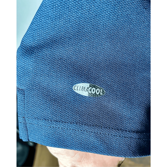 Notre Dame Fighting Irish Adidas ClimaCool Blue Athletic Polo Golf Sz M - Picture 8 of 10